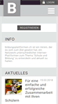 Mobile Screenshot of bildungsplattformen.ch