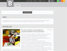 Tablet Screenshot of bildungsplattformen.ch